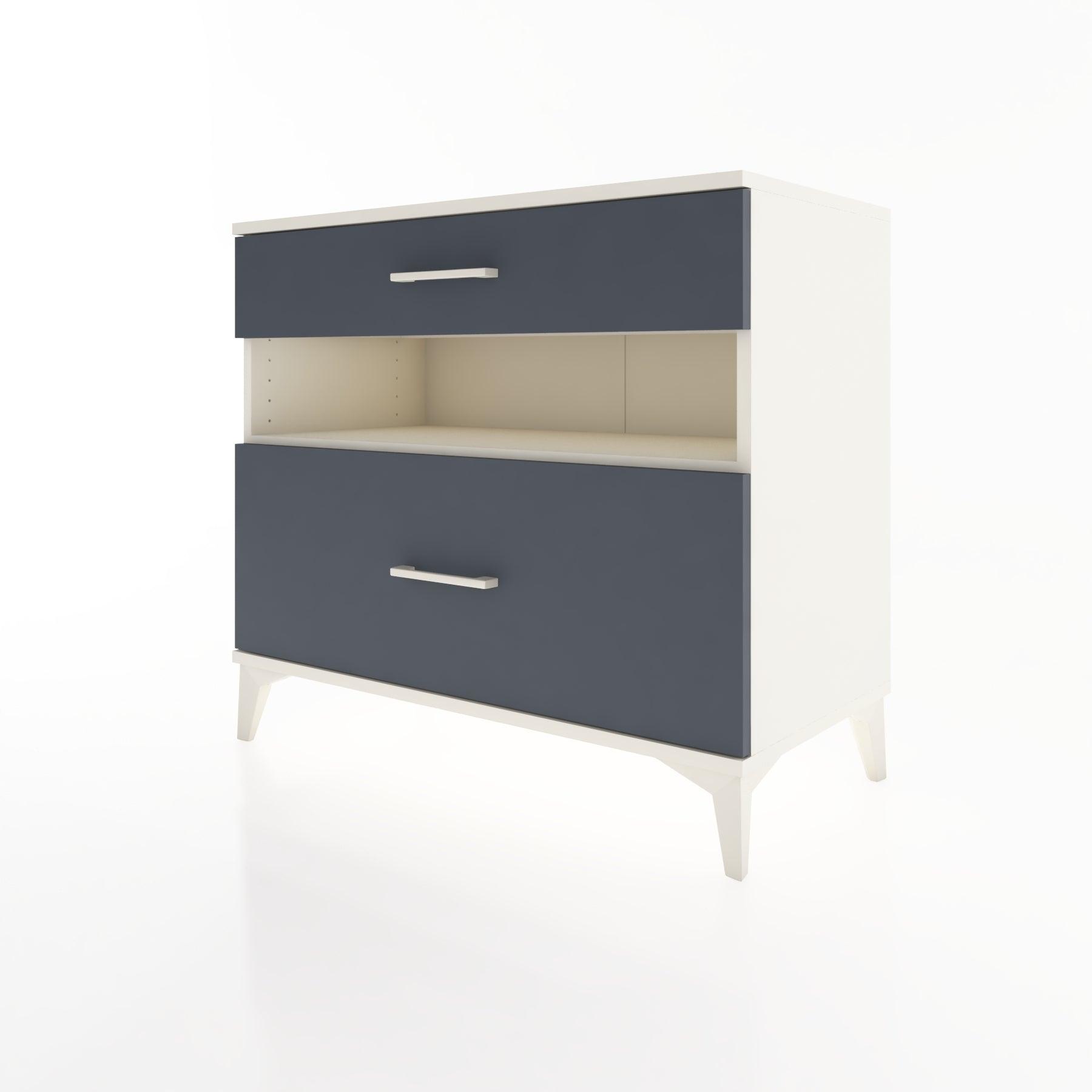 Woodntry Modüler Şifonyer Aytaşı 88x44x68 cm Çekmeceli ve Raflı CR41-1