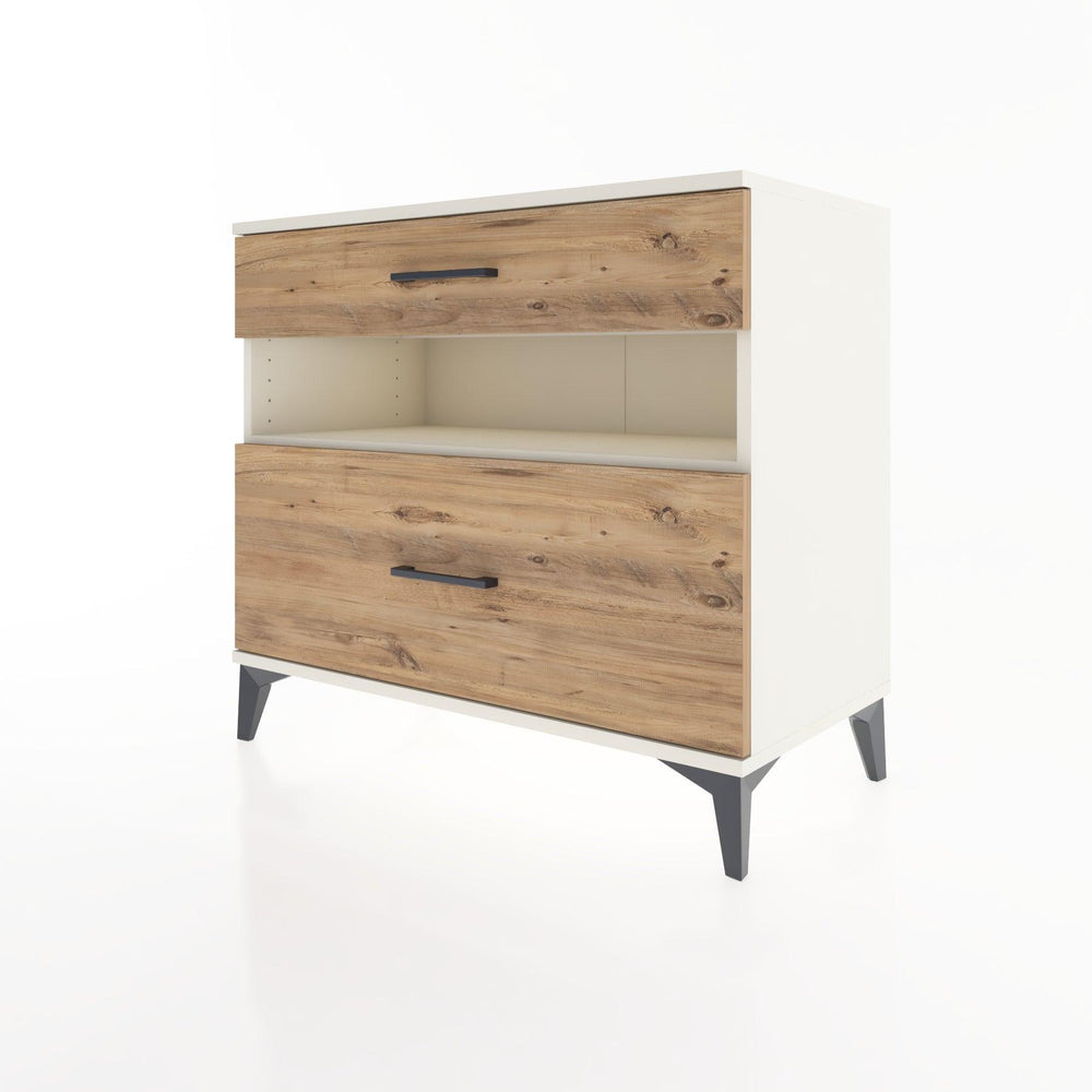 Woodntry Modüler Şifonyer Aytaşı 88x44x68 cm Çekmeceli ve Raflı CR41-1