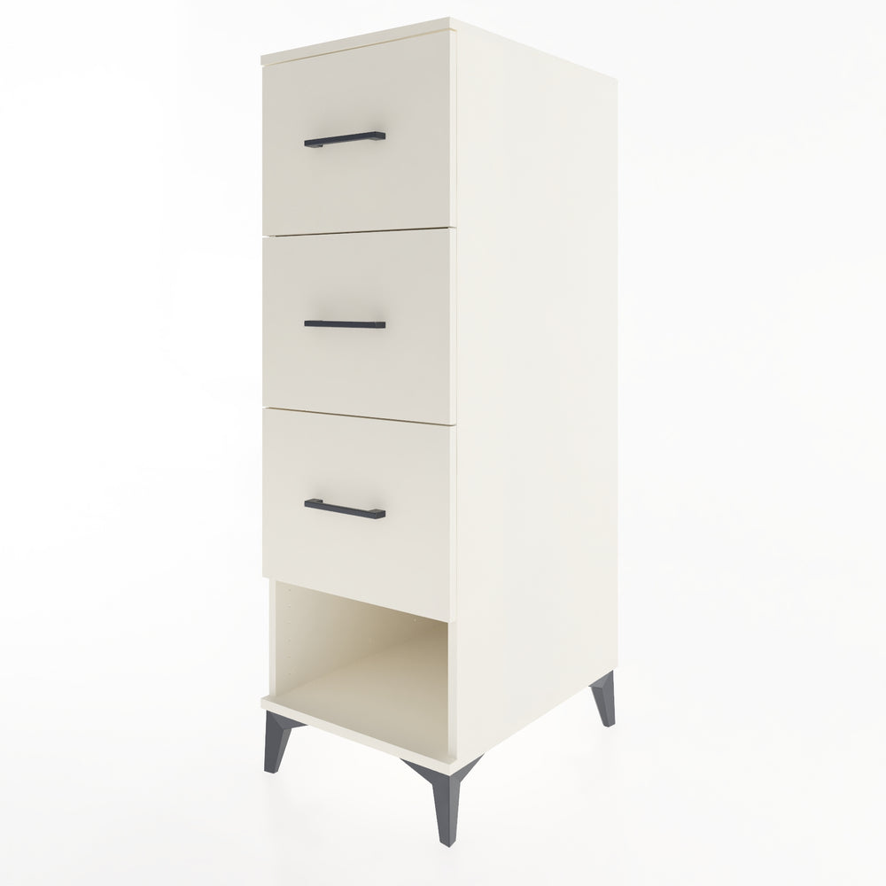 Woodntry Modüler Dolap Aytaşı 44x59x122 cm Çekmeceli ve Raflı CR42-1