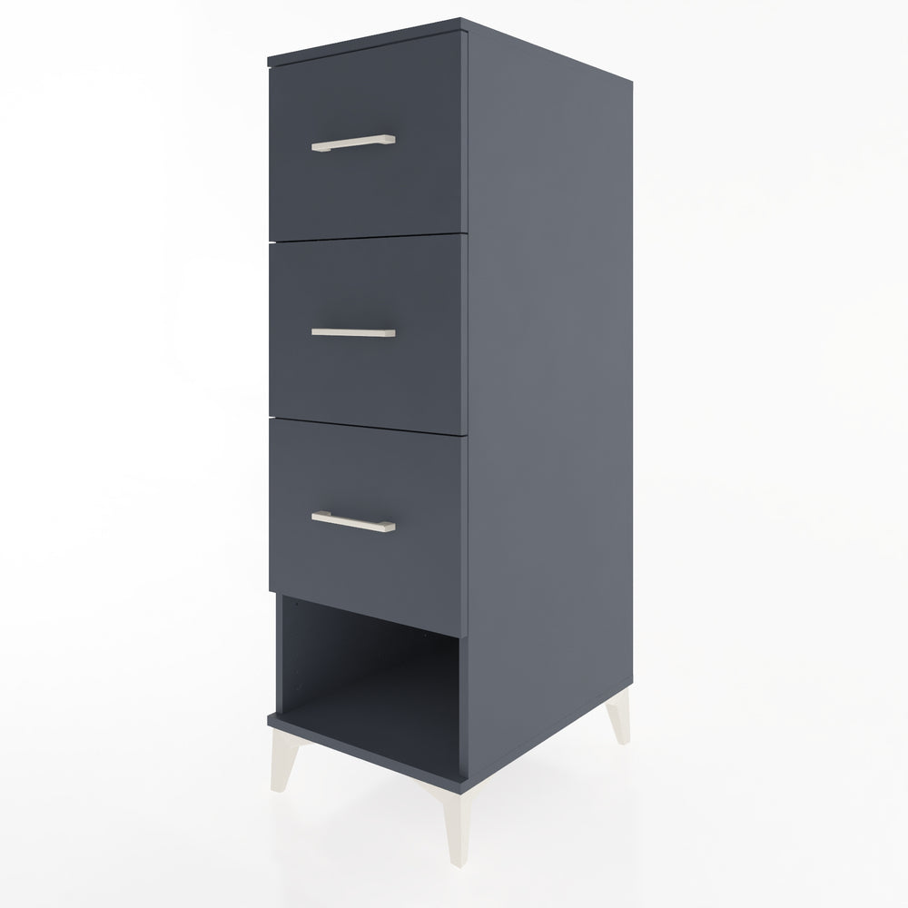 Woodntry Modular Cabinet Anthracite 44x59x122 cm with Drawers and Shelves CR42-2