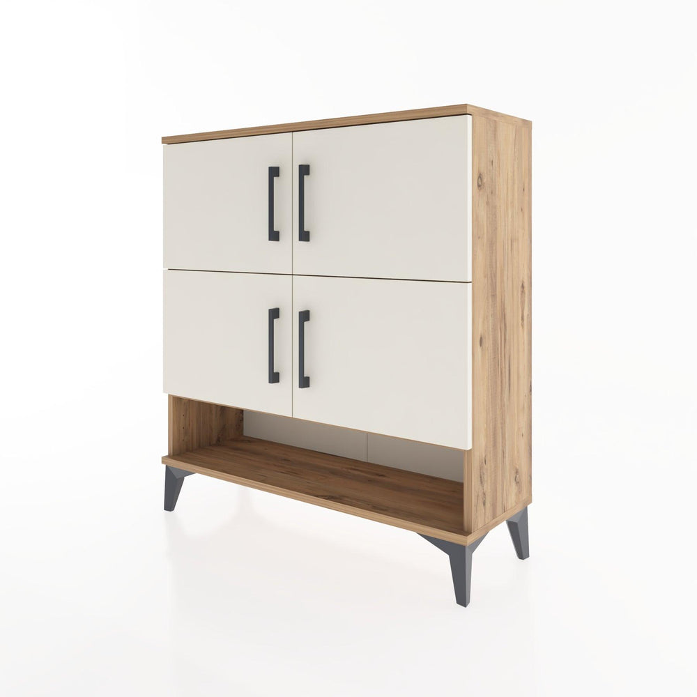 Woodntry Modular Dresser Pine 88x30x84 cm with Cover and Shelf KR42-3