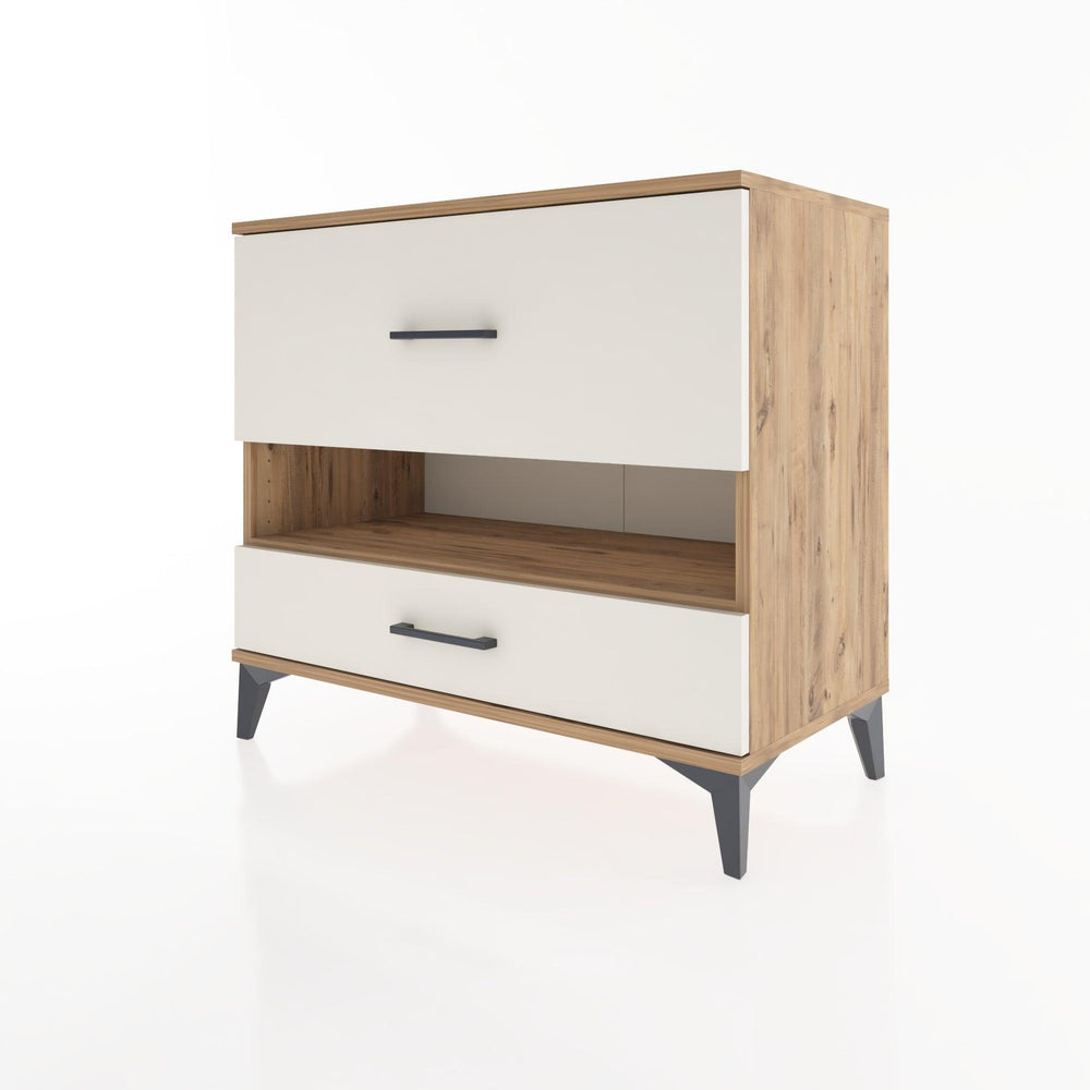 Woodntry Modular Dresser Pine 88x44x68 cm with Drawers and Shelves CR42-3