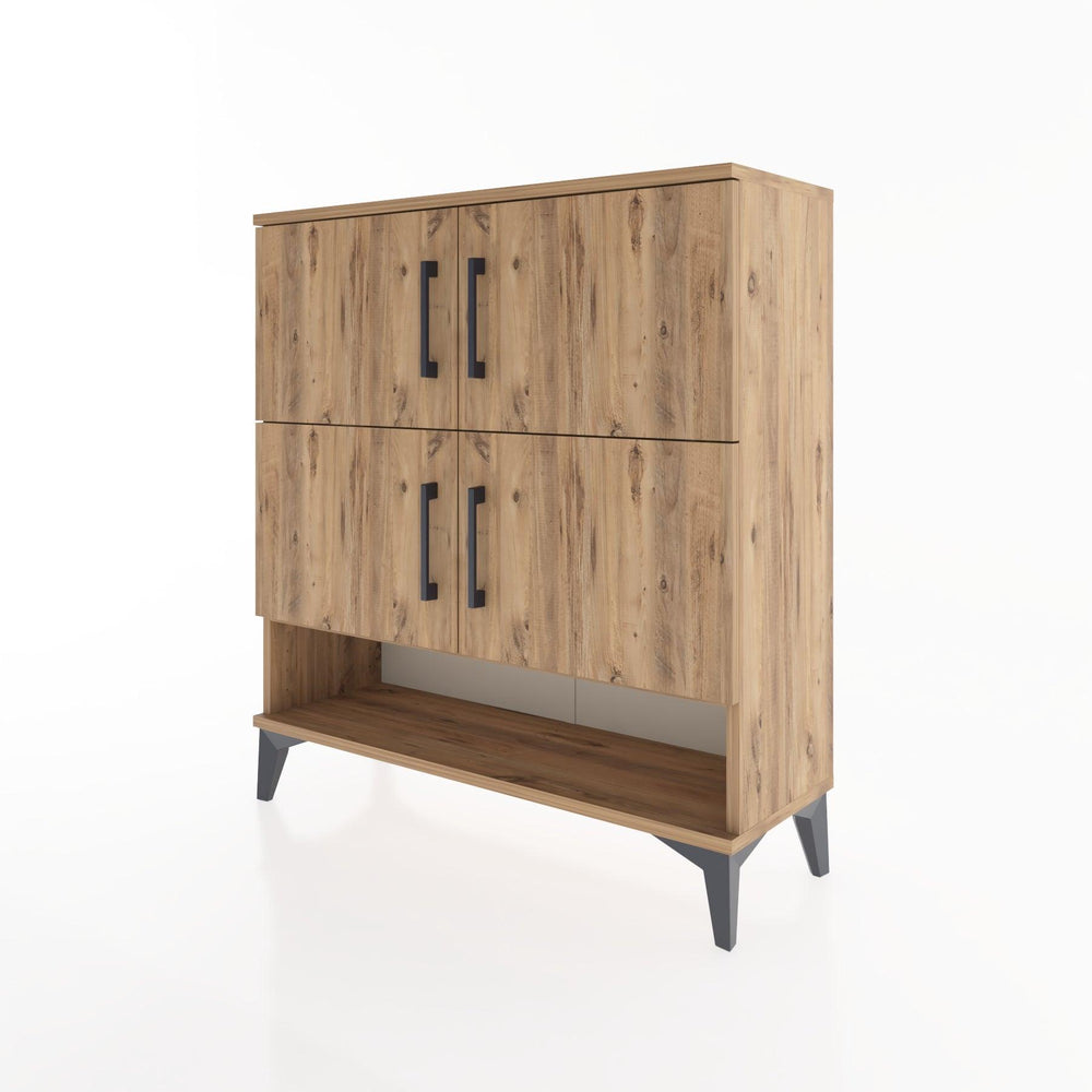 Woodntry Modular Dresser Pine 88x30x84 cm with Cover and Shelf KR42-3