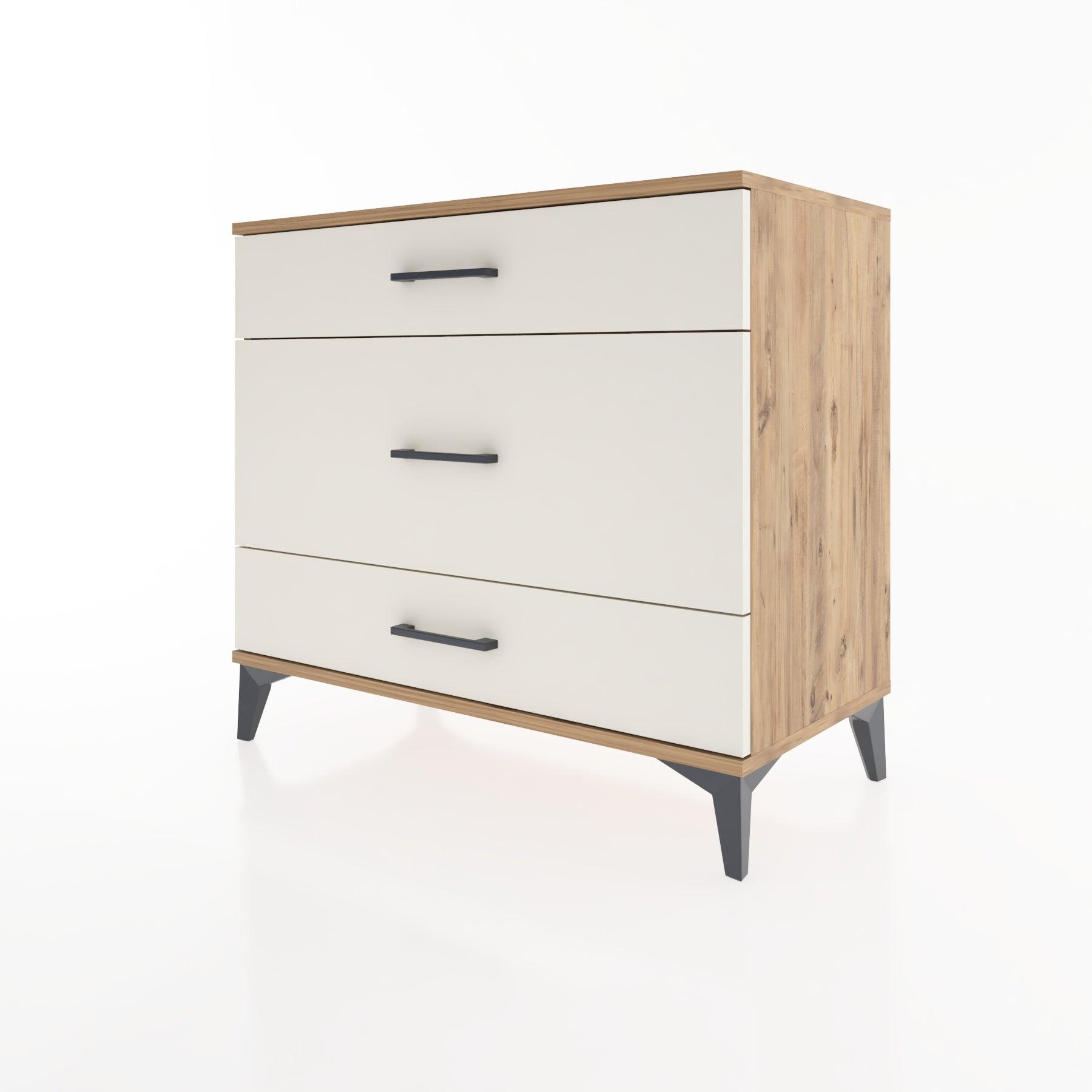 Woodntry Modüler Şifonyer Çam 88x44x68 cm Çekmeceli C43-3