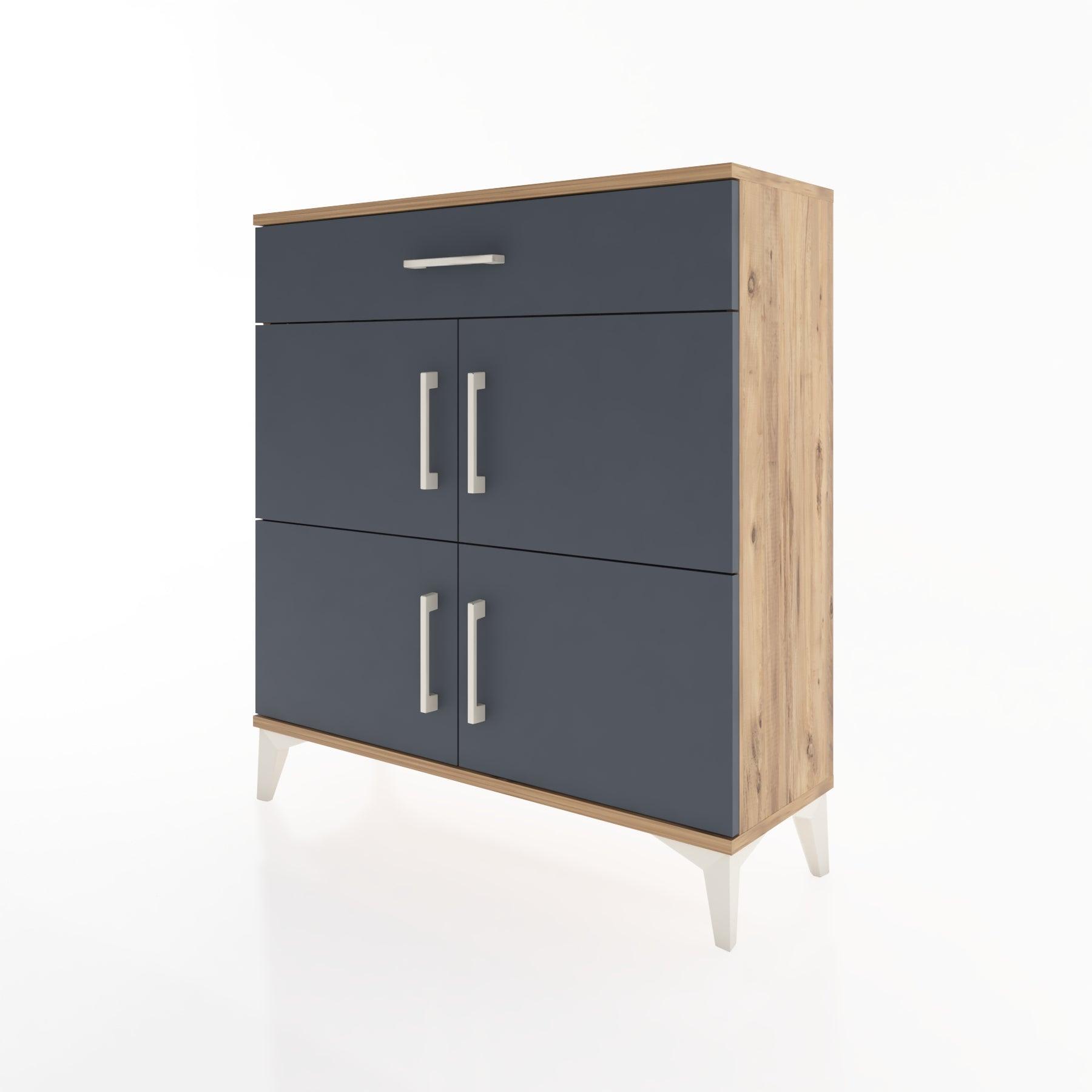 Woodntry Modular Dresser Pine 88x30x84 cm with Cover and Drawer KC43-3