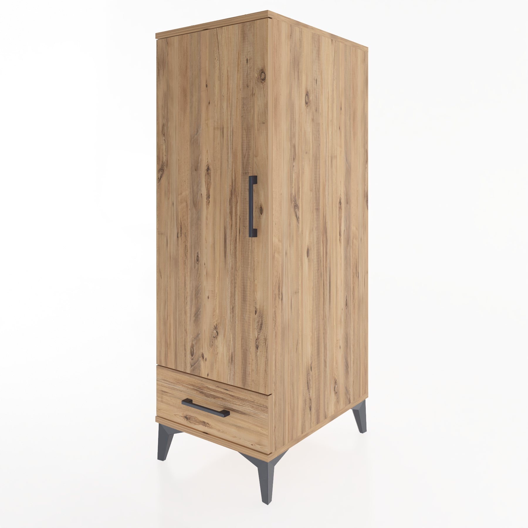 Woodntry Modular Cabinet Pine 44x59x122 cm with Doors and Drawers KC43-3