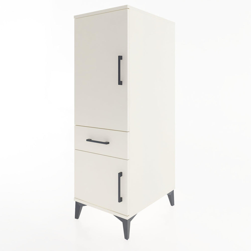 Woodntry Modüler Dolap Aytaşı 44x59x122 cm Kapaklı ve Çekmeceli KC133-1