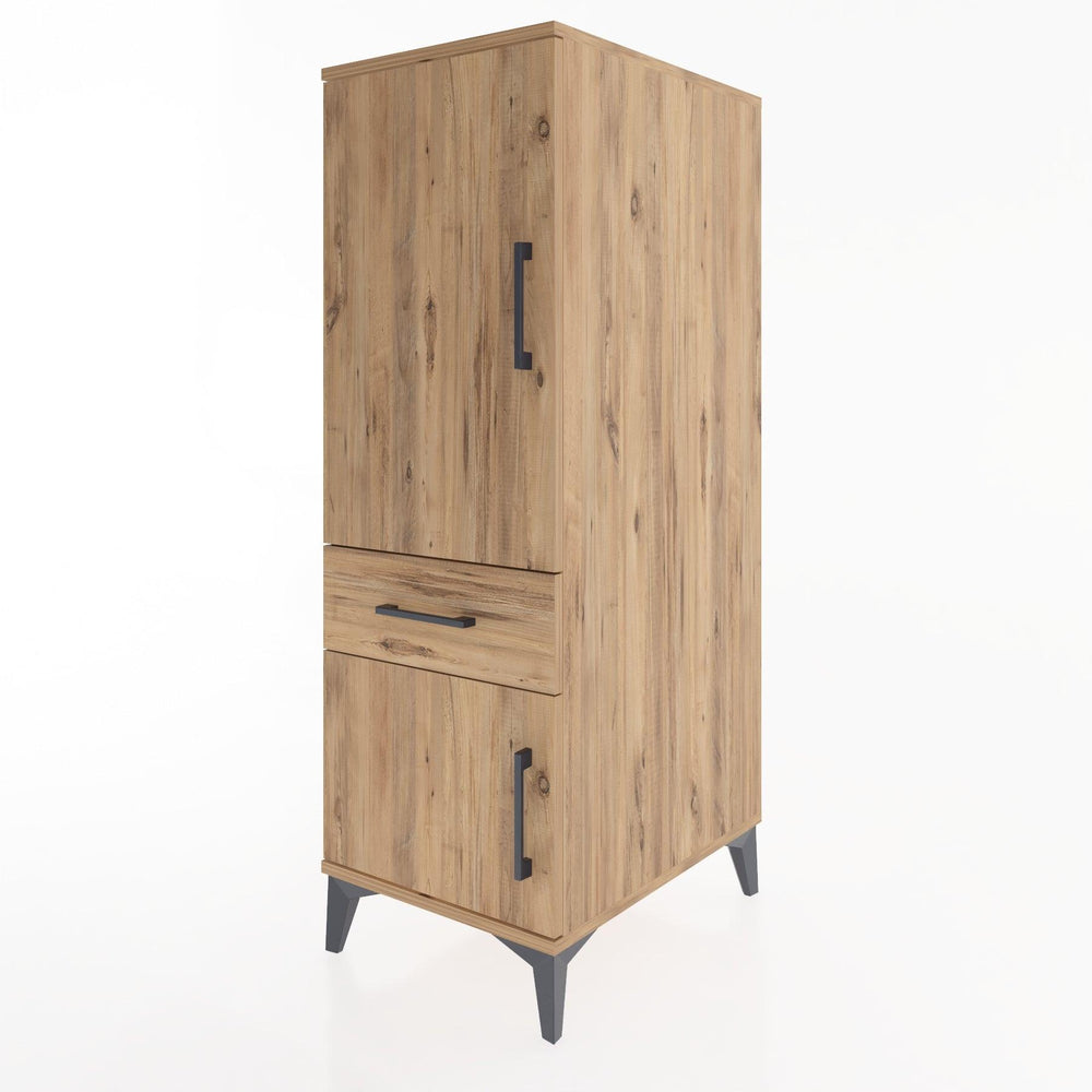 Woodntry Modular Cabinet Pine 44x59x122 cm with Doors and Drawers KC133-3