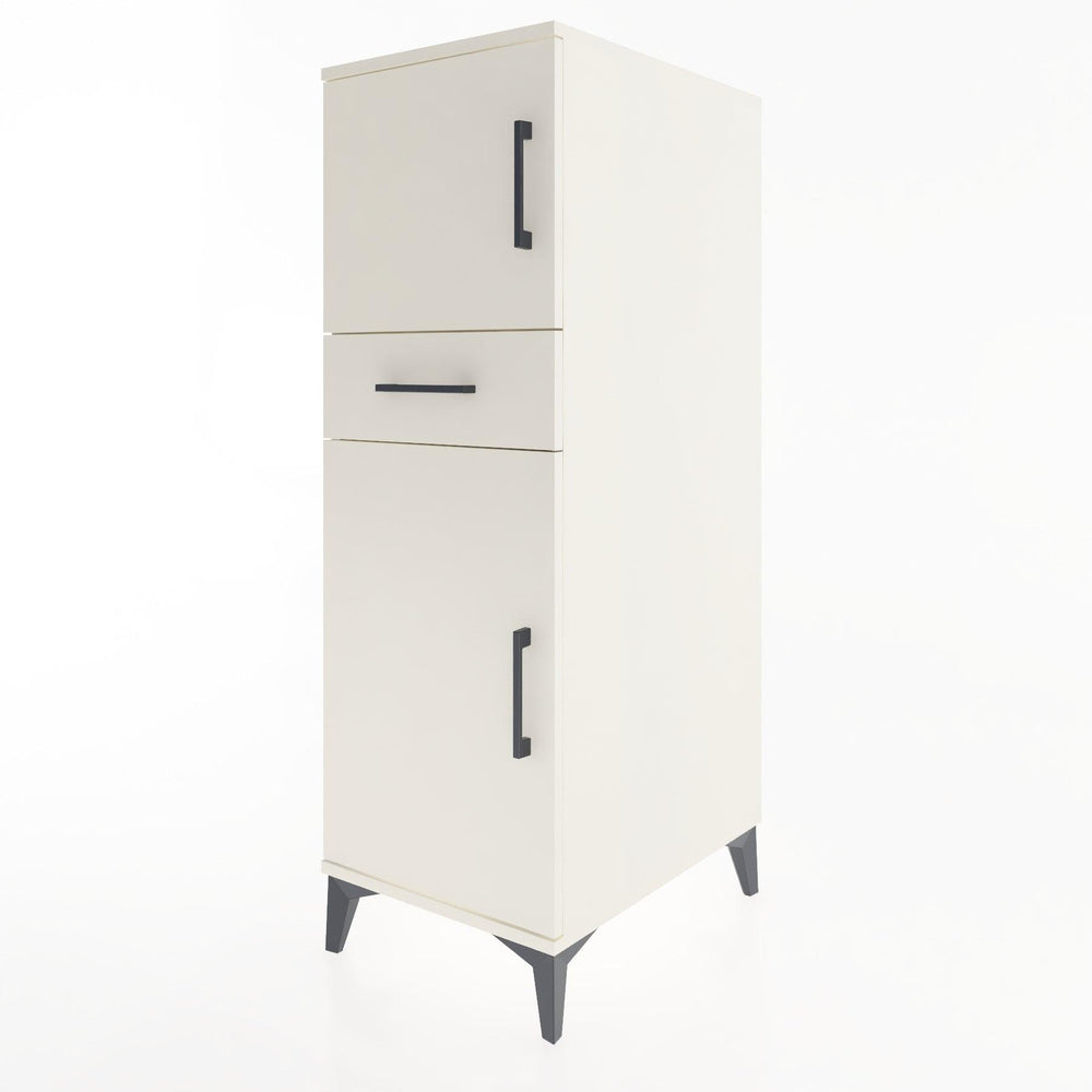 Woodntry Modular Cabinet Moonstone 44x30x122 cm with Doors and Drawers KC45-1