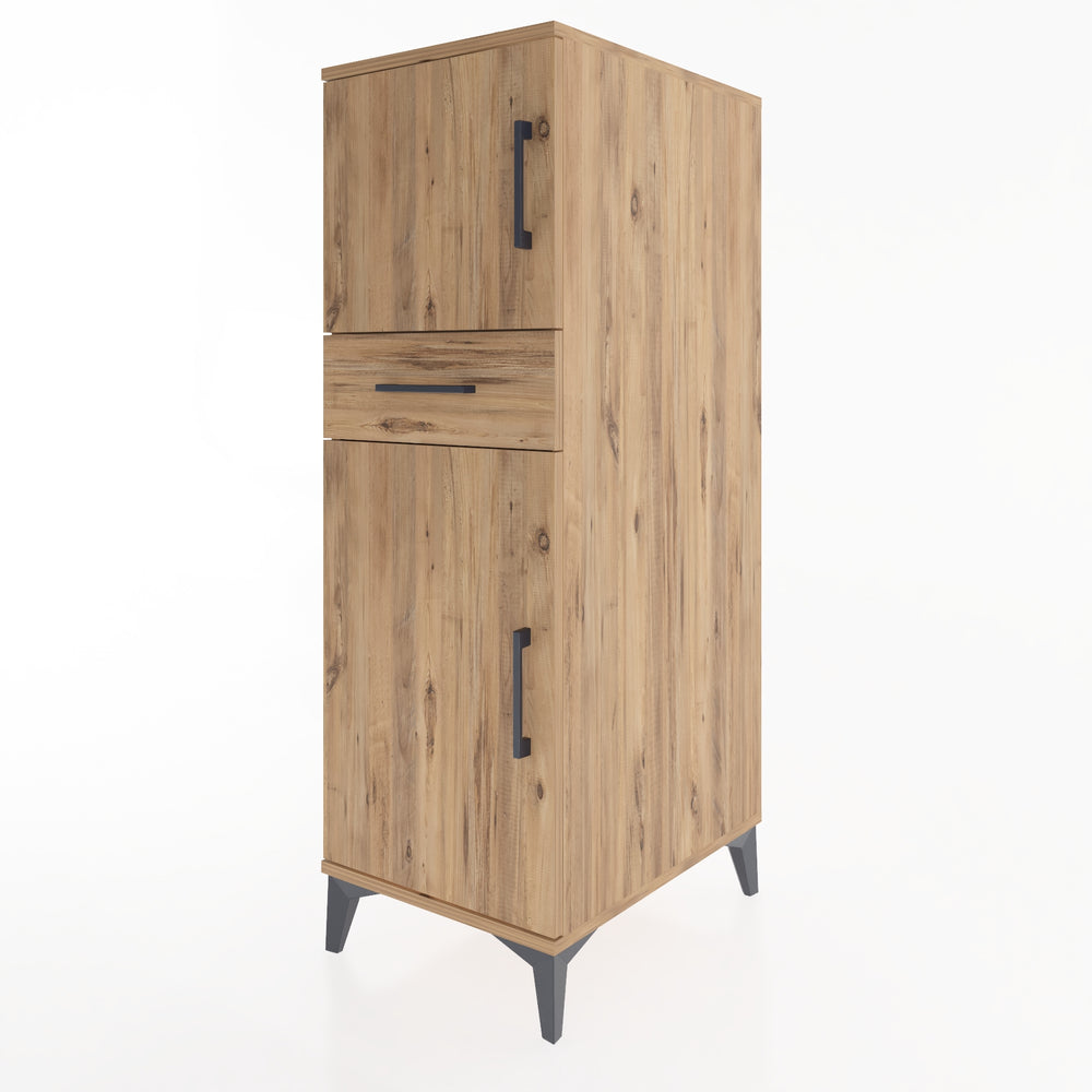 Woodntry Modular Cabinet Pine 44x59x122 cm with Doors and Drawers KC45-3