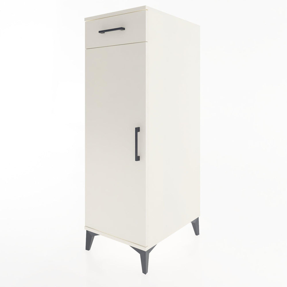 Woodntry Modüler Dolap Aytaşı 44x30x122 cm Kapaklı ve Çekmeceli KC46-1