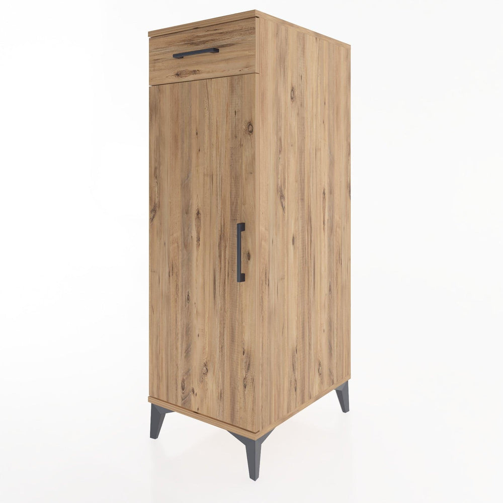 Woodntry Modular Cabinet Pine 44x30x122 cm with Doors and Drawers KC46-3