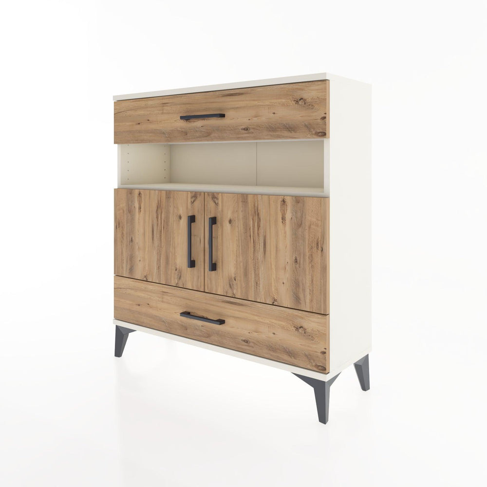 Woodntry Modüler Şifonyer Aytaşı 88x30x84 cm Fonksiyonel F47-1