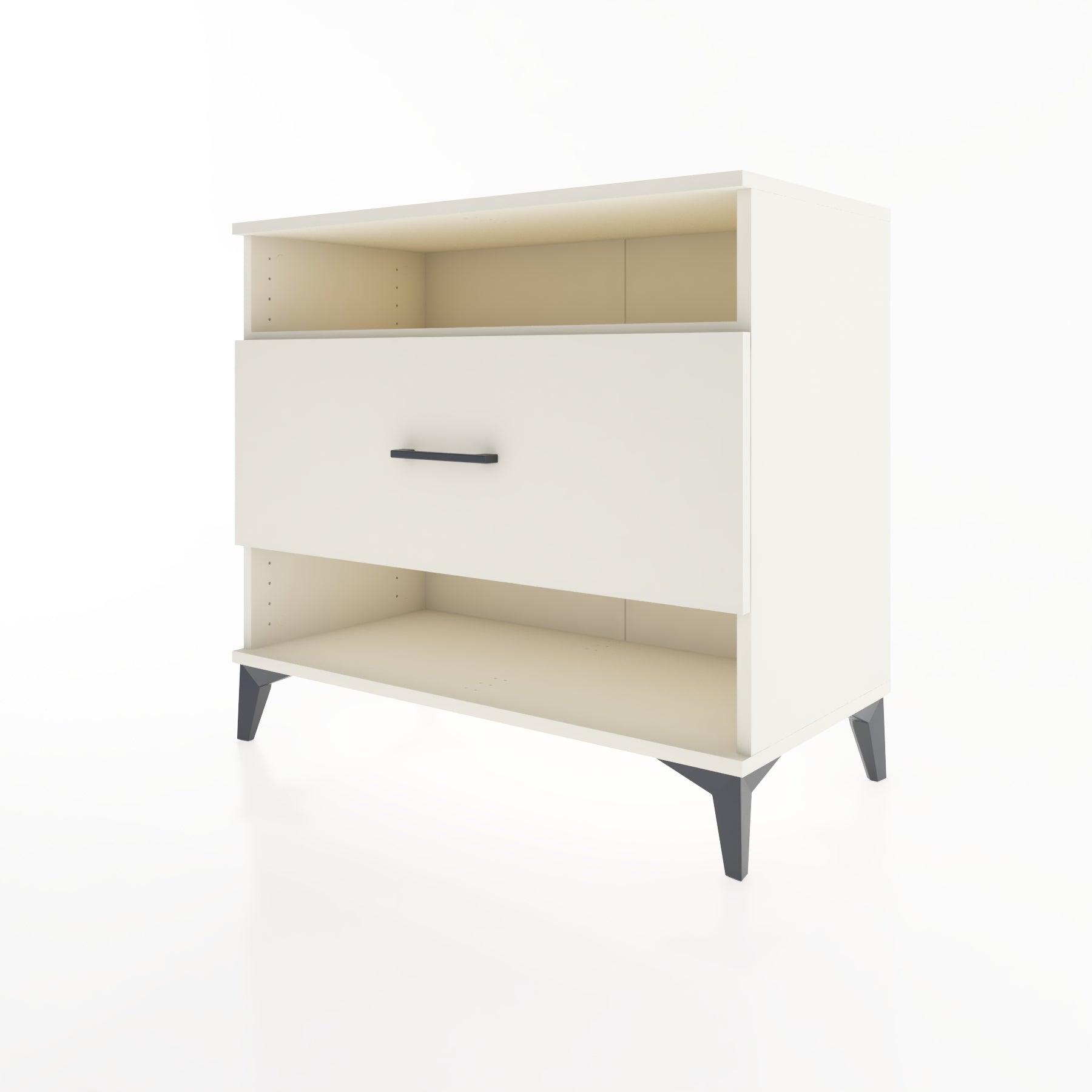 Woodntry Modüler Şifonyer Aytaşı 88x44x68 cm Çekmeceli ve Raflı CR47-1