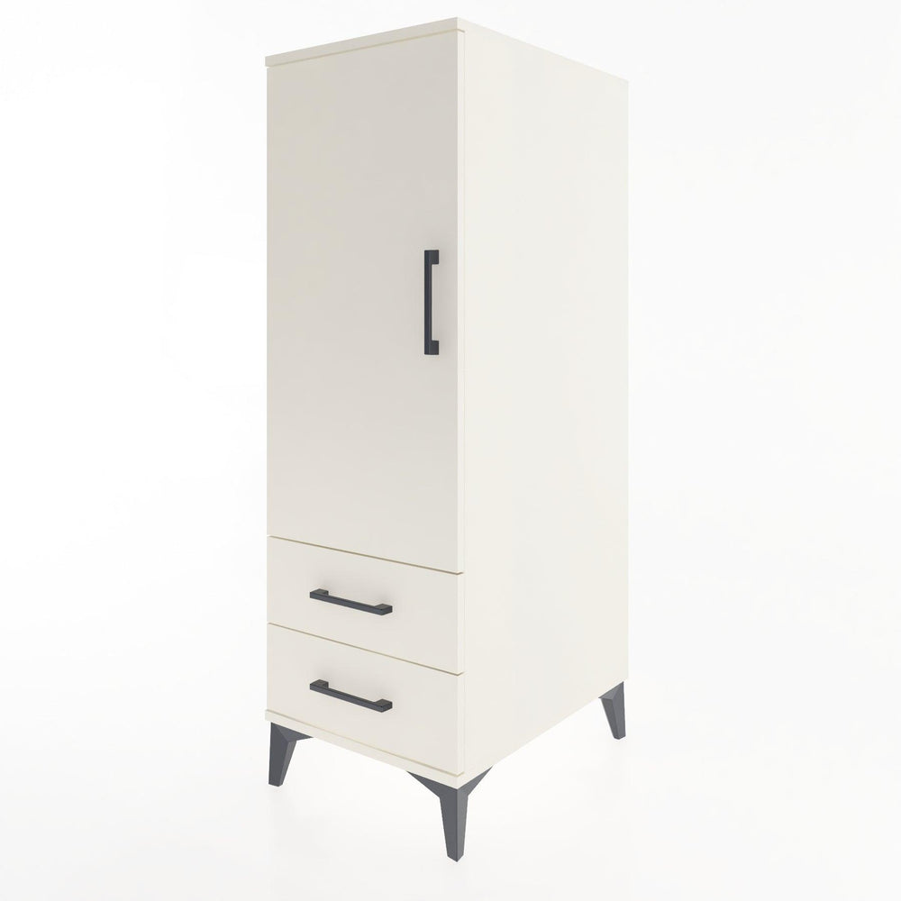 Woodntry Modüler Dolap Aytaşı 44x30x122 cm Kapaklı ve Çekmeceli KC47-1