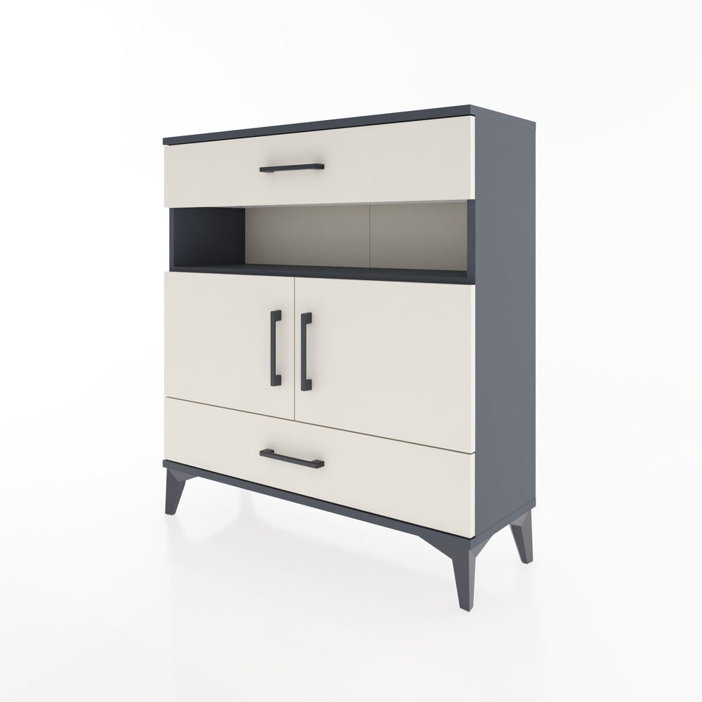Woodntry Modular Dresser Anthracite 88x30x84 cm Functional F47-2