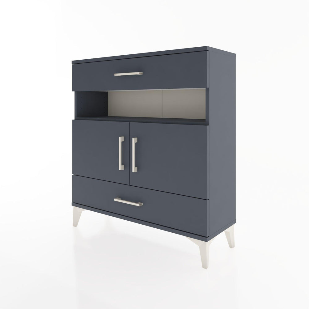 Woodntry Modular Dresser Anthracite 88x30x84 cm Functional F47-2
