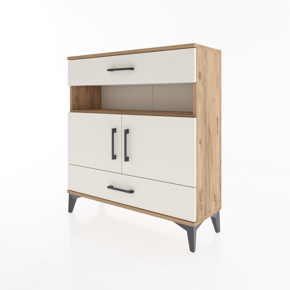 Woodntry Modüler Şifonyer Çam 88x30x84 cm Fonksiyonel F47-3