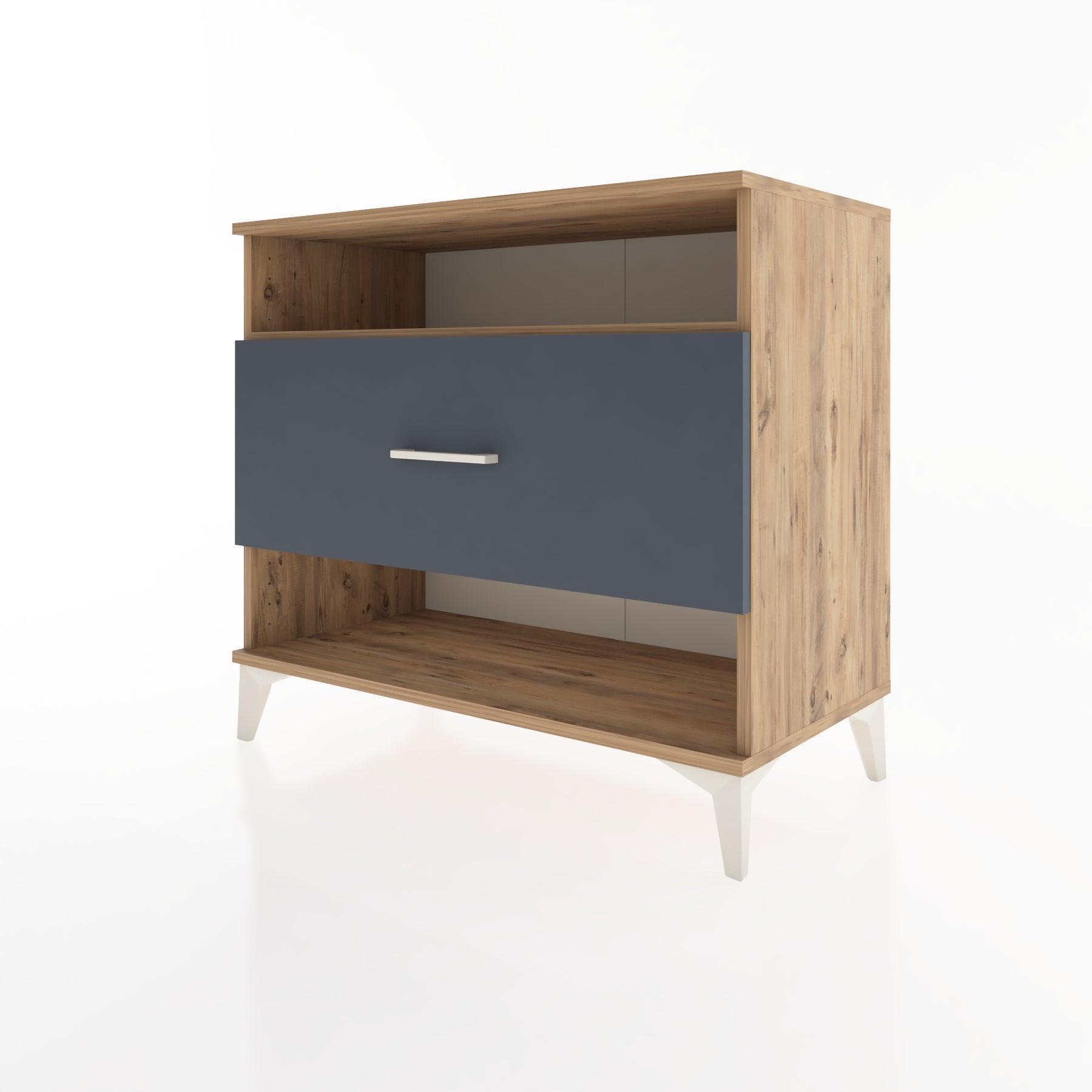 Woodntry Modüler Şifonyer Çam 88x44x68 cm Çekmeceli ve Raflı CR47-3