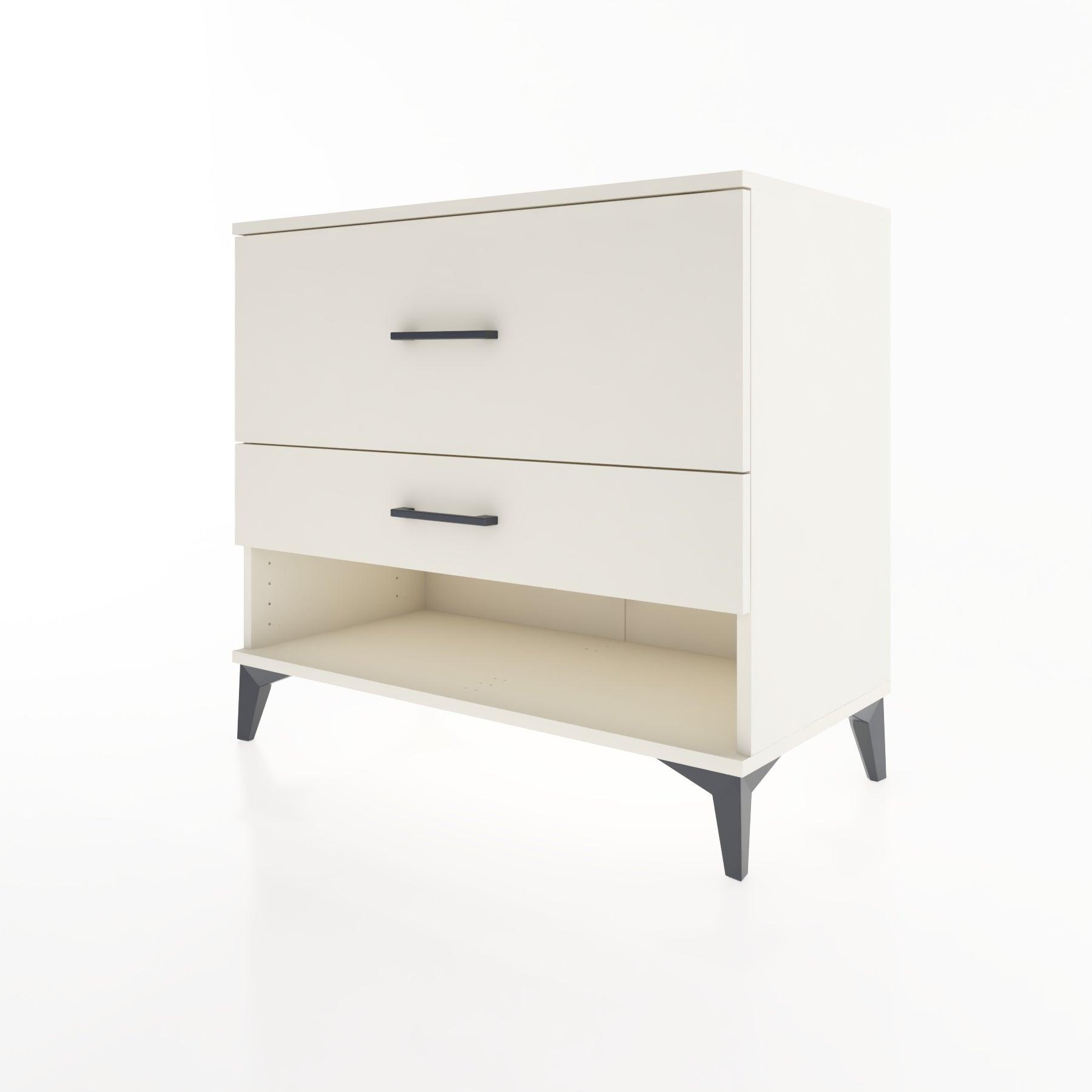 Woodntry Modüler Şifonyer Aytaşı 88x44x68 cm Çekmeceli ve Raflı CR48-1