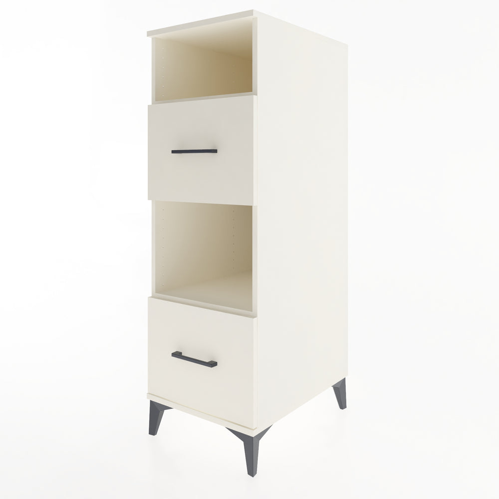 Woodntry Modüler Dolap Aytaşı 44x59x122 cm Çekmeceli ve Raflı CR98-1