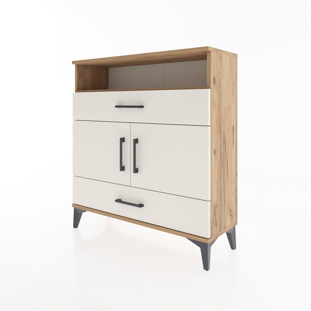 Woodntry Modüler Şifonyer Çam 88x30x84 cm Fonksiyonel F48-3