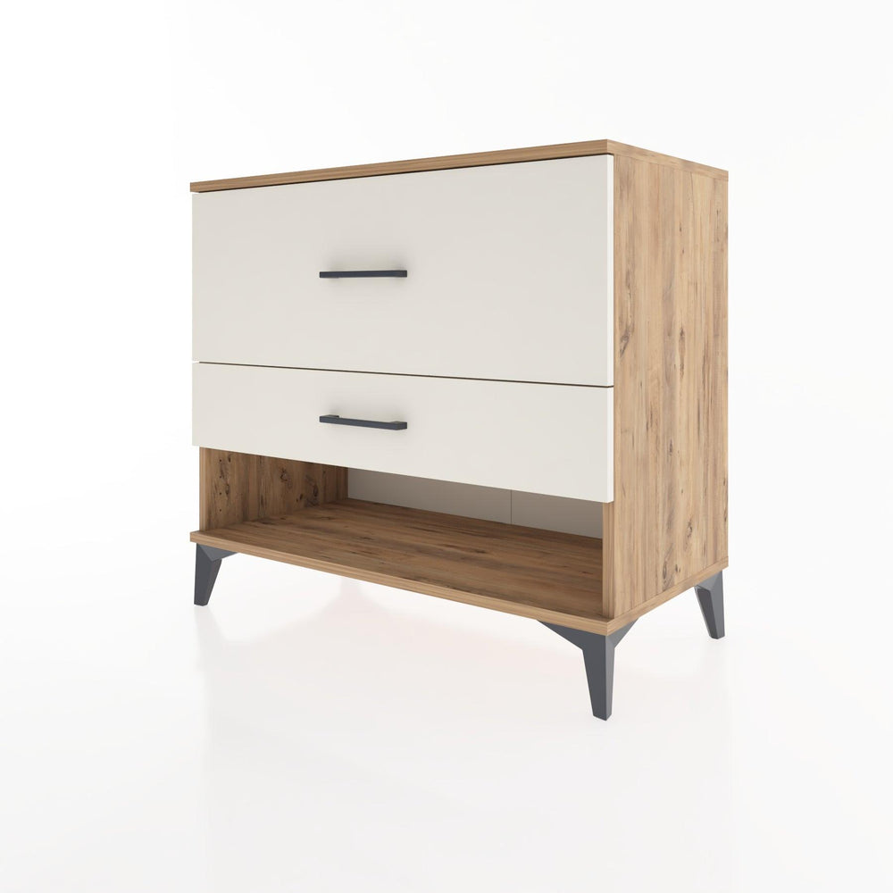 Woodntry Modular Dresser Pine 88x44x68 cm with Drawers and Shelves CR48-3