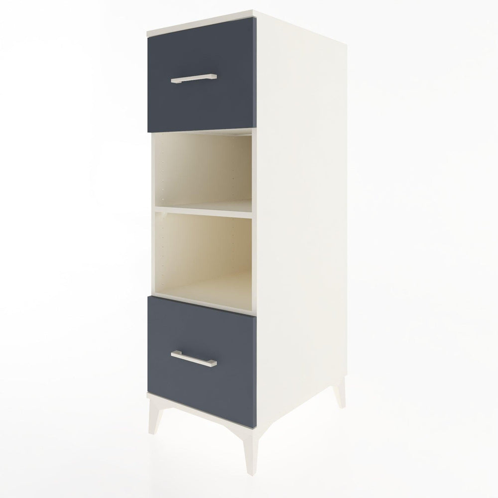 Woodntry Modular Cabinet Moonstone 44x30x122 cm with Drawers and Shelves CR99-1