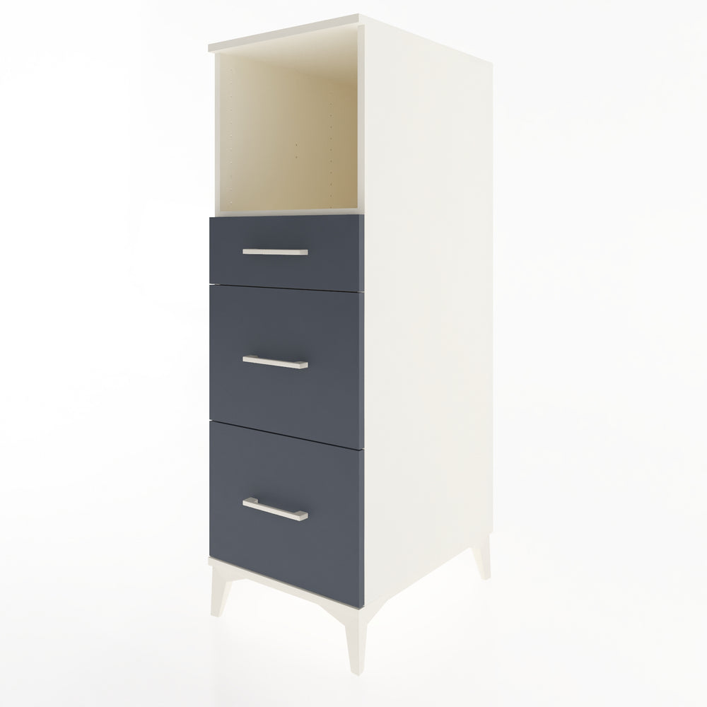 Woodntry Modular Cabinet Moonstone 44x59x122 cm with Drawers and Shelves CR100-1