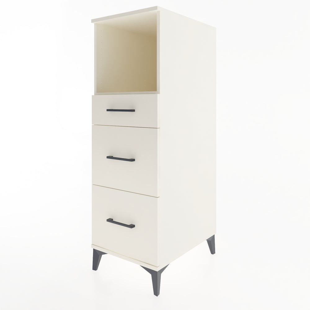 Woodntry Modular Cabinet Moonstone 44x59x122 cm with Drawers and Shelves CR100-1