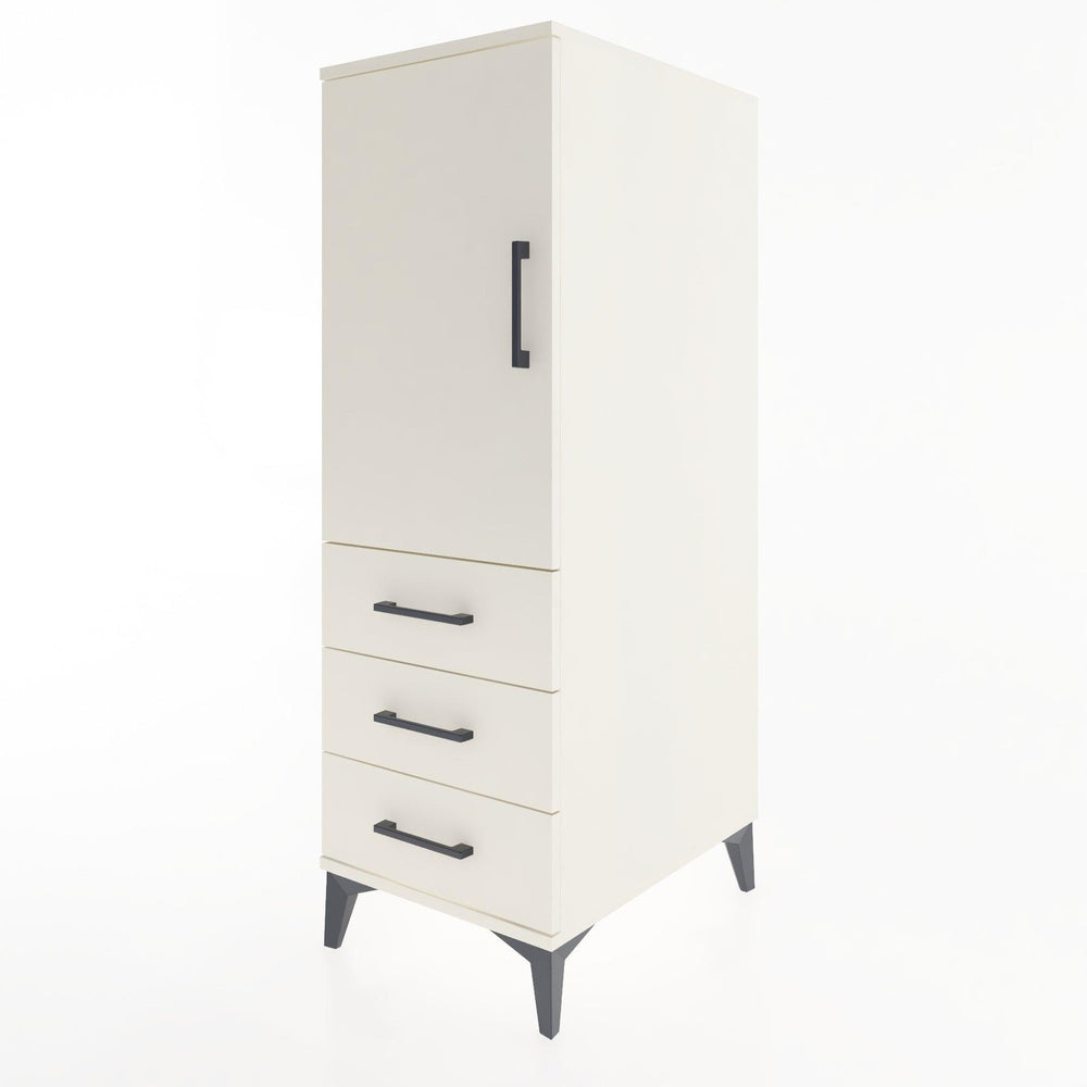 Woodntry Modüler Dolap Aytaşı 44x59x122 cm Kapaklı ve Çekmeceli KC134-1