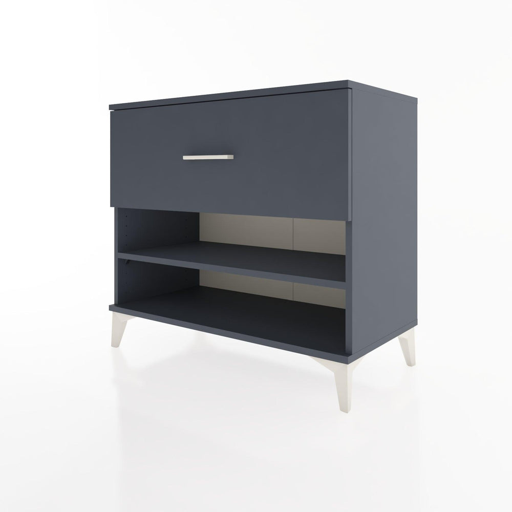 Woodntry Modular Dresser Anthracite 88x44x68 cm with Drawers and Shelves CR50-2