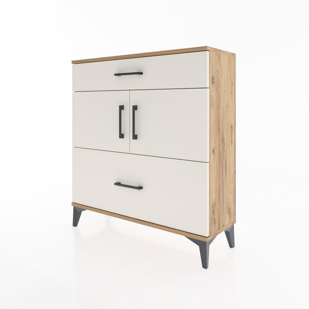 Woodntry Modular Dresser Pine 88x30x84 cm with Cover and Drawer KC52-3