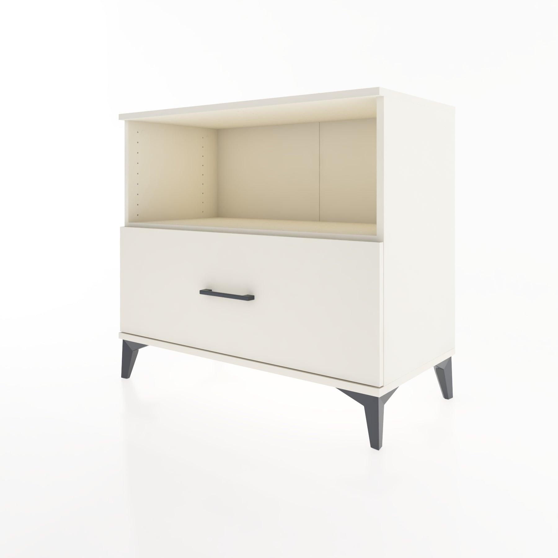 Woodntry Modüler Şifonyer Aytaşı 88x44x68 cm Çekmeceli ve Raflı CR53-1