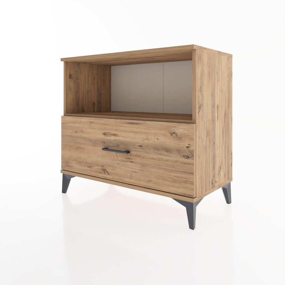 Woodntry Modüler Şifonyer Çam 88x44x68 cm Çekmeceli ve Raflı CR53-3