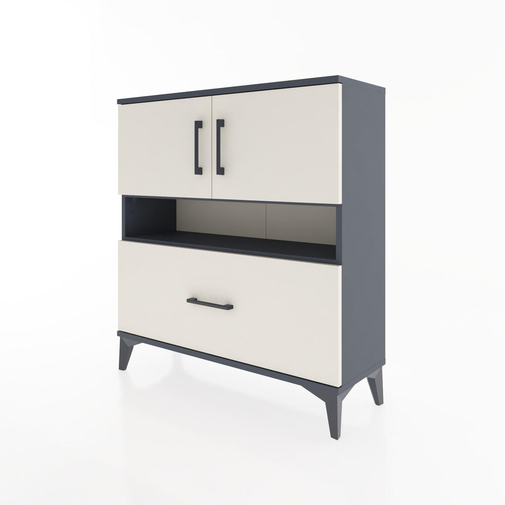 Woodntry Modular Dresser Anthracite 88x30x84 cm Functional F54-2