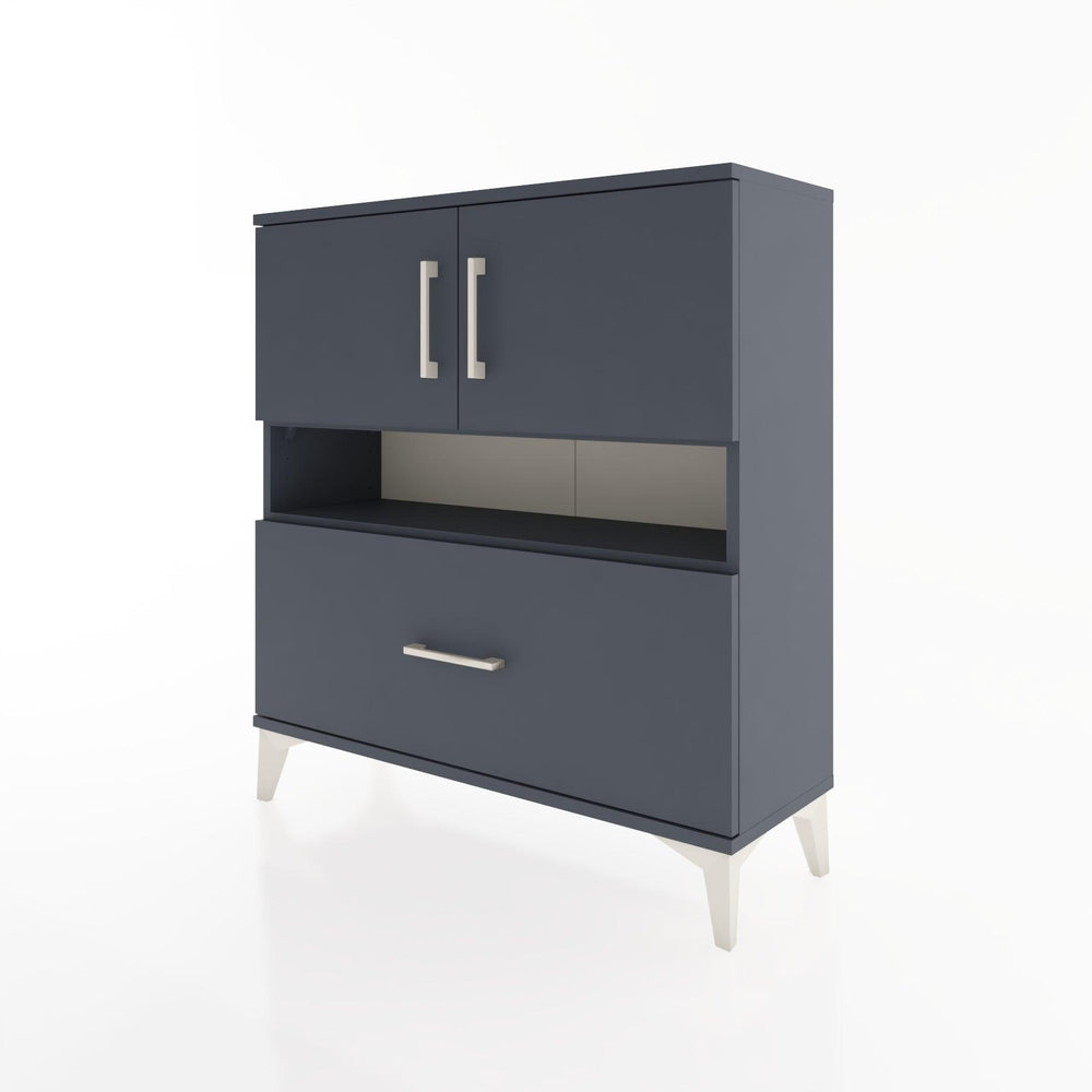 Woodntry Modular Dresser Anthracite 88x30x84 cm Functional F54-2