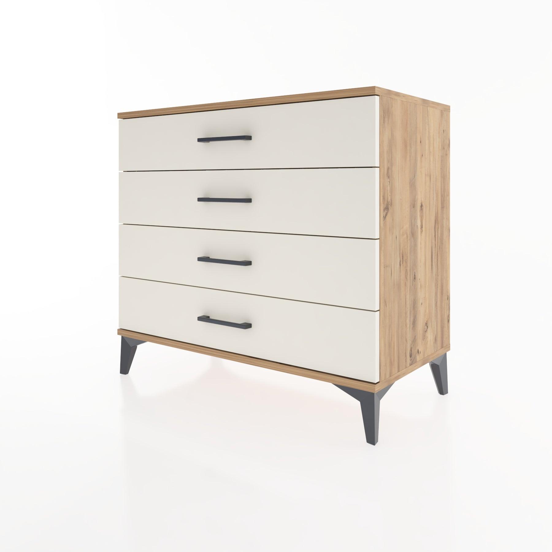 Woodntry Modüler Şifonyer Çam 88x44x68 cm Çekmeceli C54-3