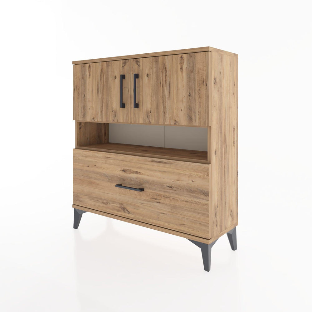 Woodntry Modüler Şifonyer Çam 88x30x84 cm Fonksiyonel F54-3