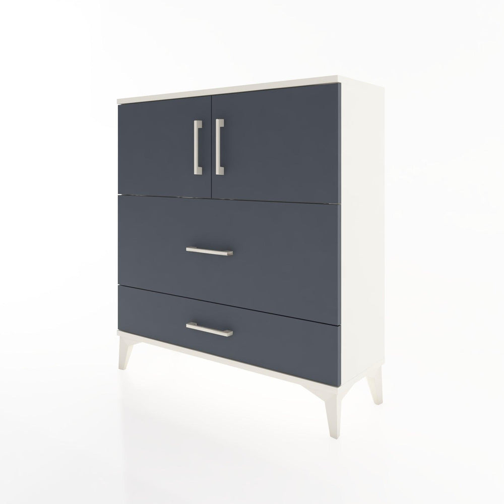 Woodntry Modular Dresser Moonstone 88x30x84 cm with Cover and Drawer KC55-1