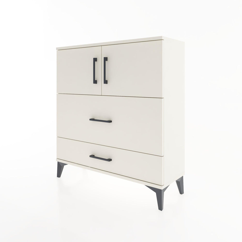 Woodntry Modular Dresser Moonstone 88x30x84 cm with Cover and Drawer KC55-1