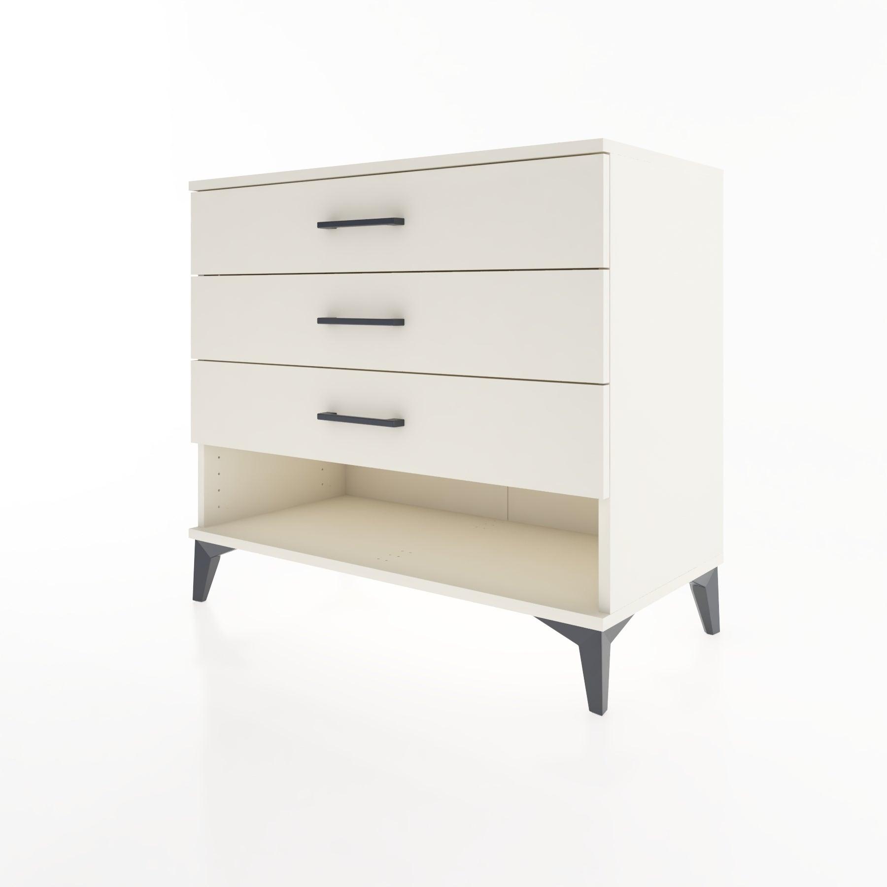 Woodntry Modüler Şifonyer Aytaşı 88x44x68 cm Çekmeceli ve Raflı CR55-1