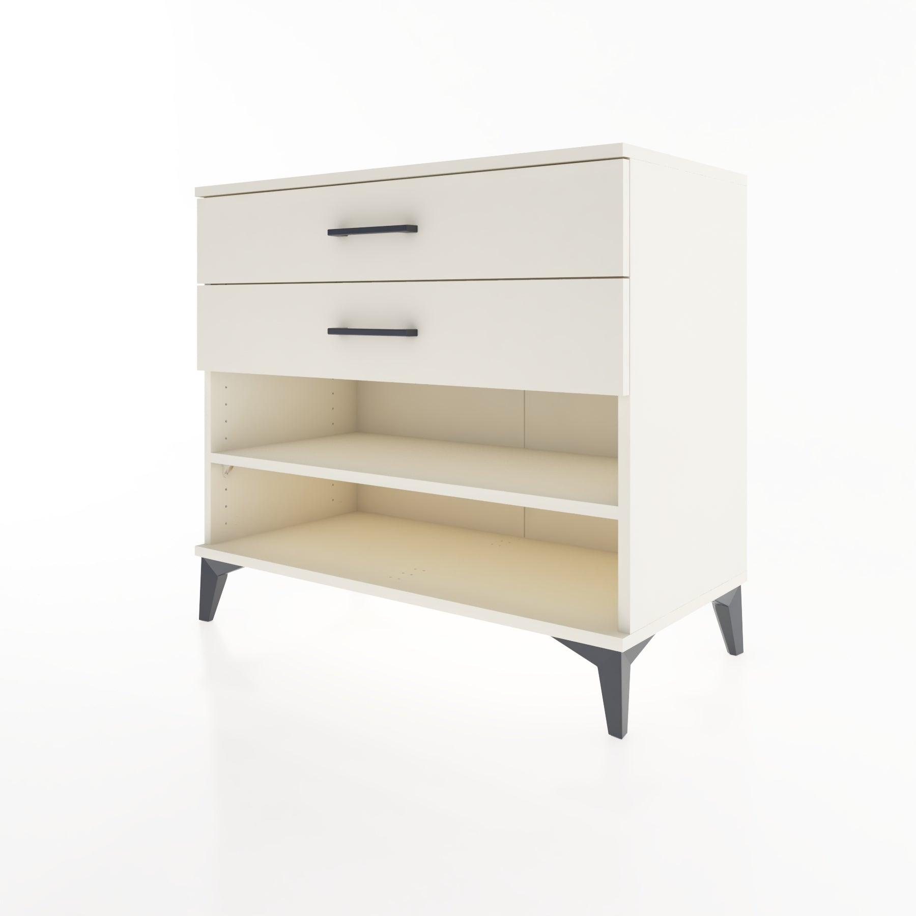 Woodntry Modüler Şifonyer Aytaşı 88x44x68 cm Çekmeceli ve Raflı CR56-1