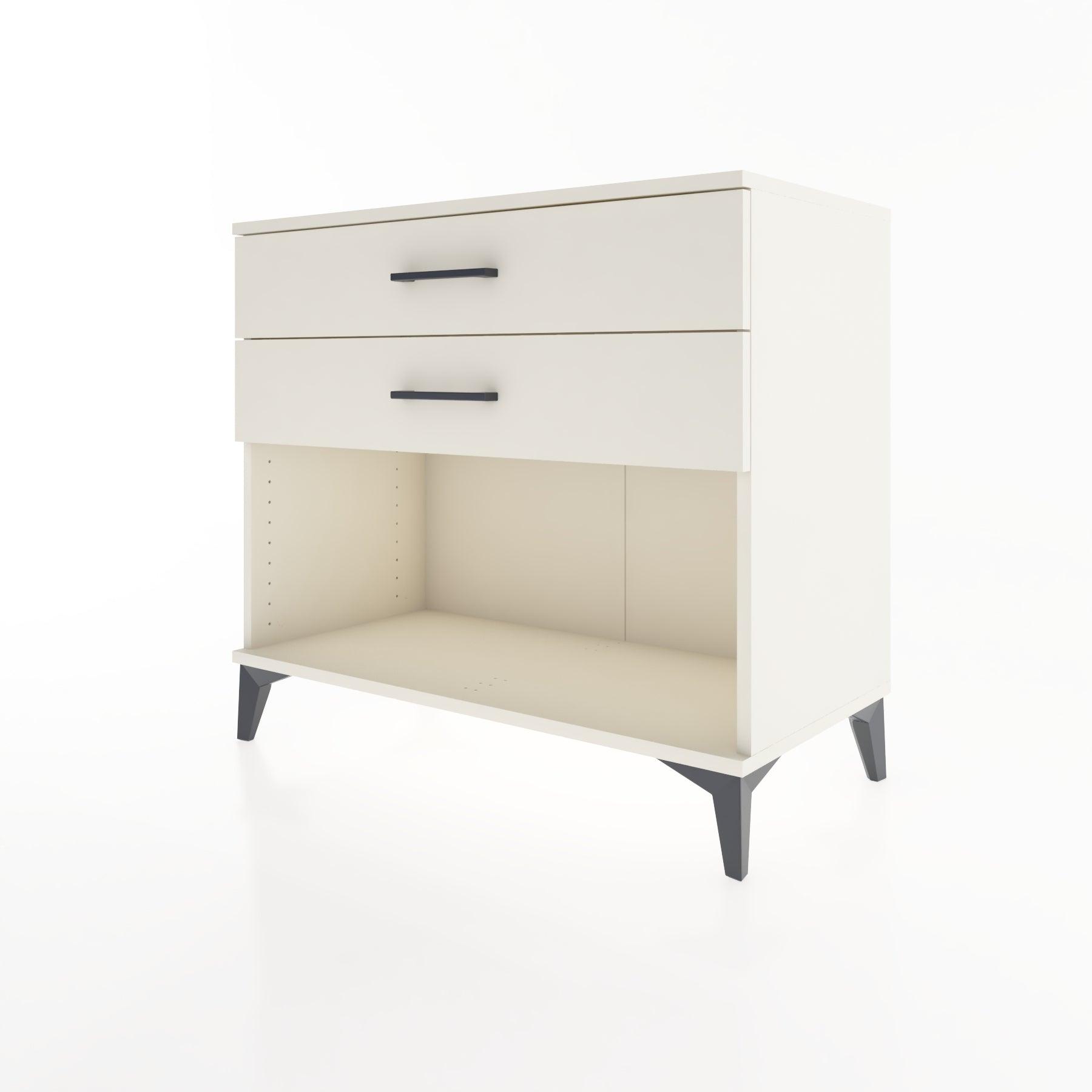 Woodntry Modüler Şifonyer Aytaşı 88x44x68 cm Çekmeceli ve Raflı CR57-1