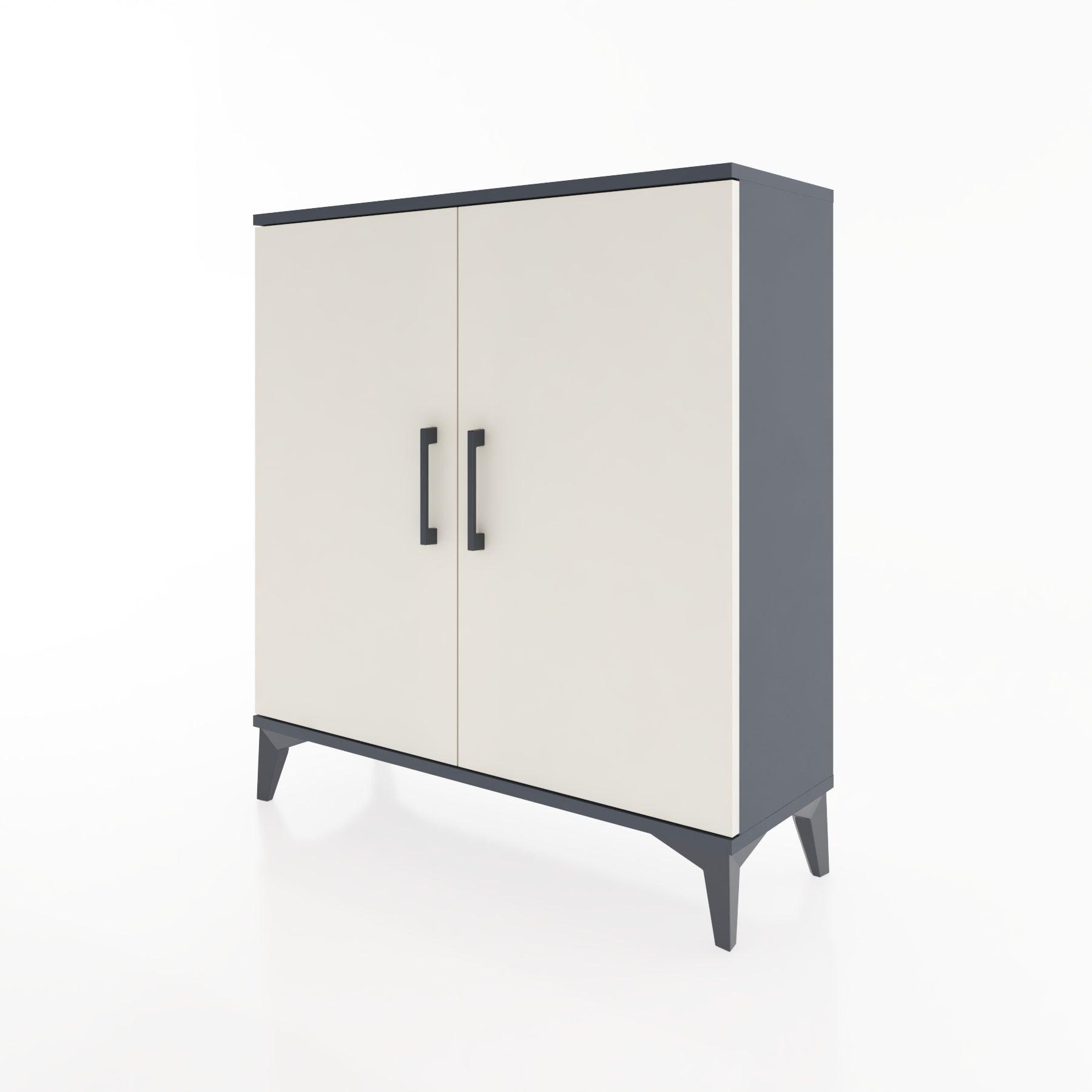 Woodntry Modular Dresser Anthracite 88x30x84 cm with Cover K57-2