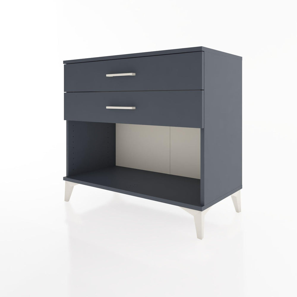 Woodntry Modular Dresser Anthracite 88x44x68 cm with Drawers and Shelves CR57-2