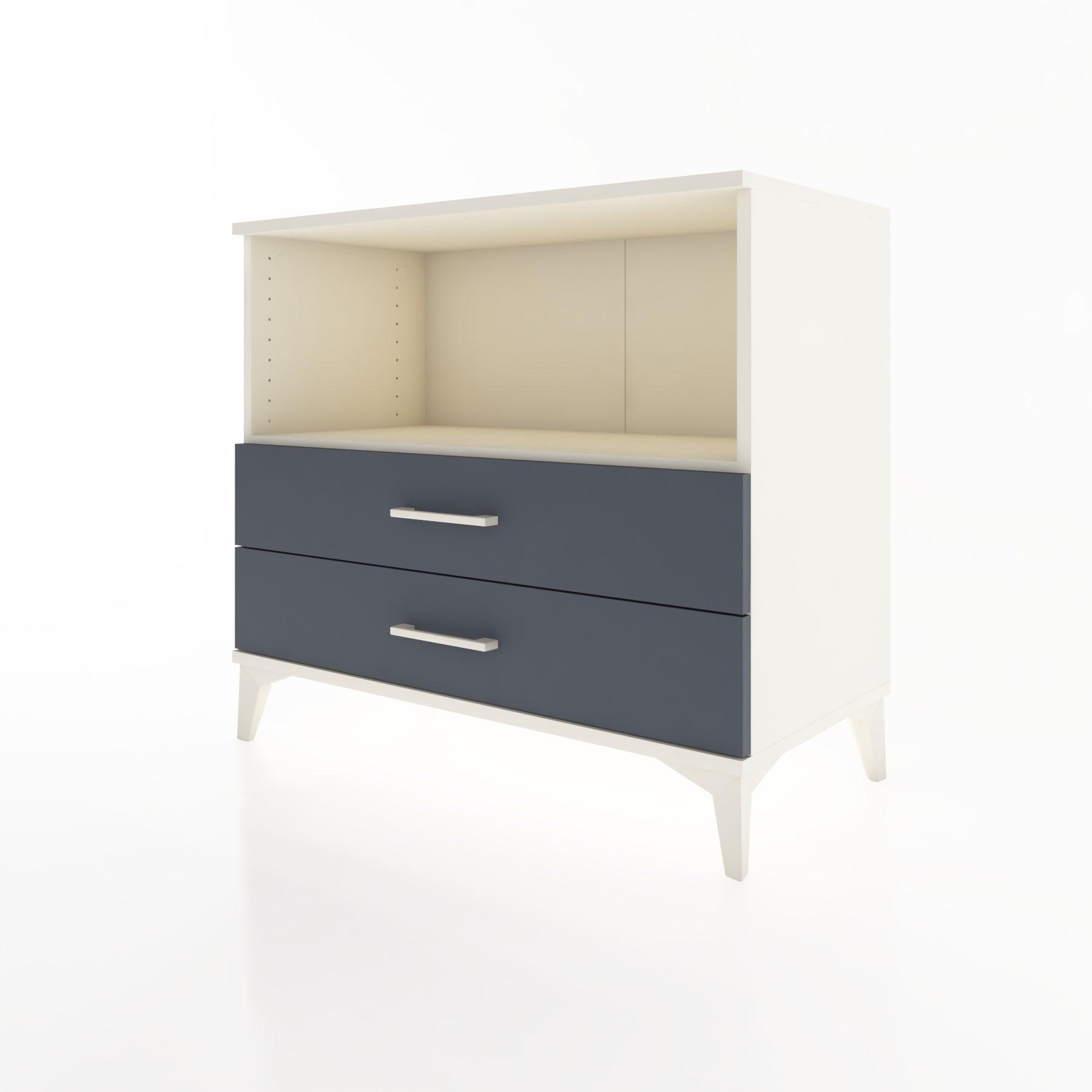 Woodntry Modüler Şifonyer Aytaşı 88x44x68 cm Çekmeceli ve Raflı CR59-1