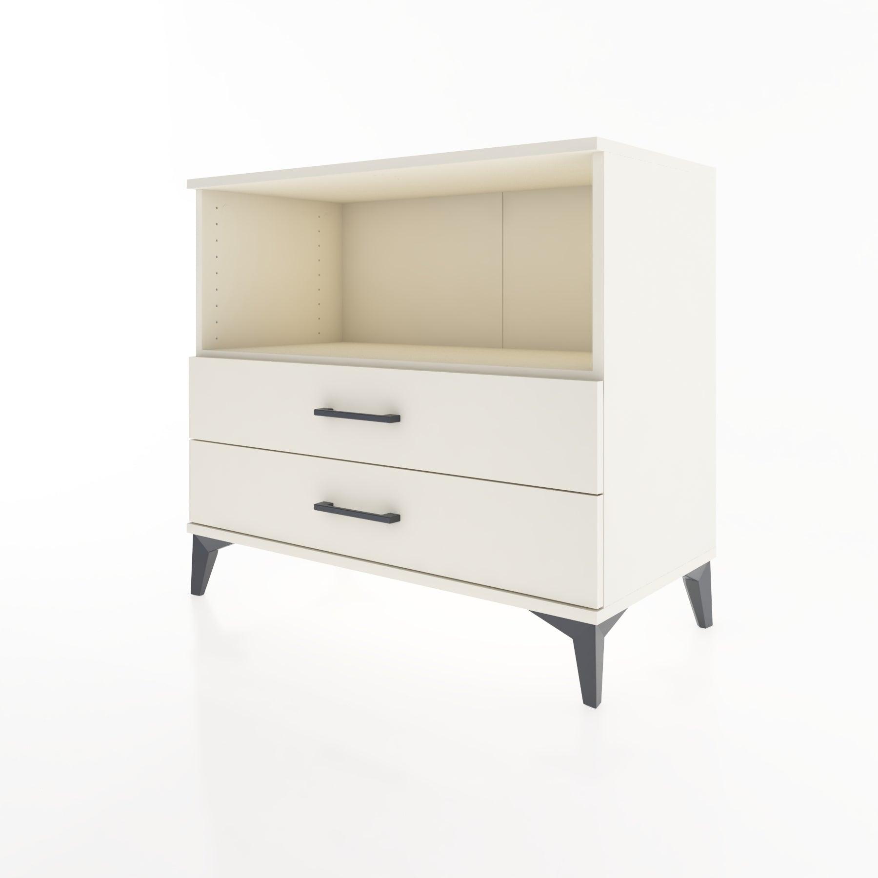 Woodntry Modüler Şifonyer Aytaşı 88x44x68 cm Çekmeceli ve Raflı CR59-1