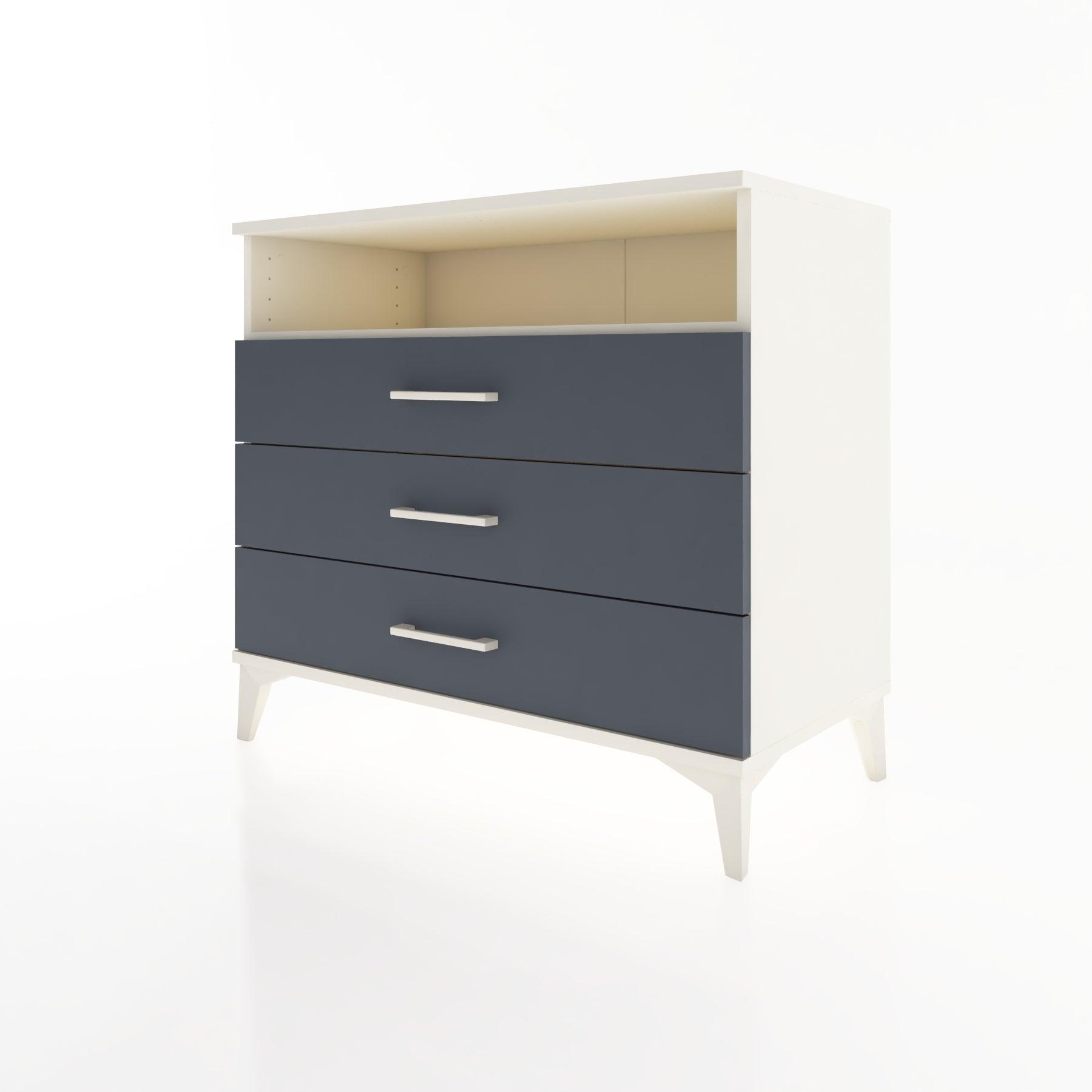 Woodntry Modüler Şifonyer Aytaşı 88x44x68 cm Çekmeceli ve Raflı CR60-1