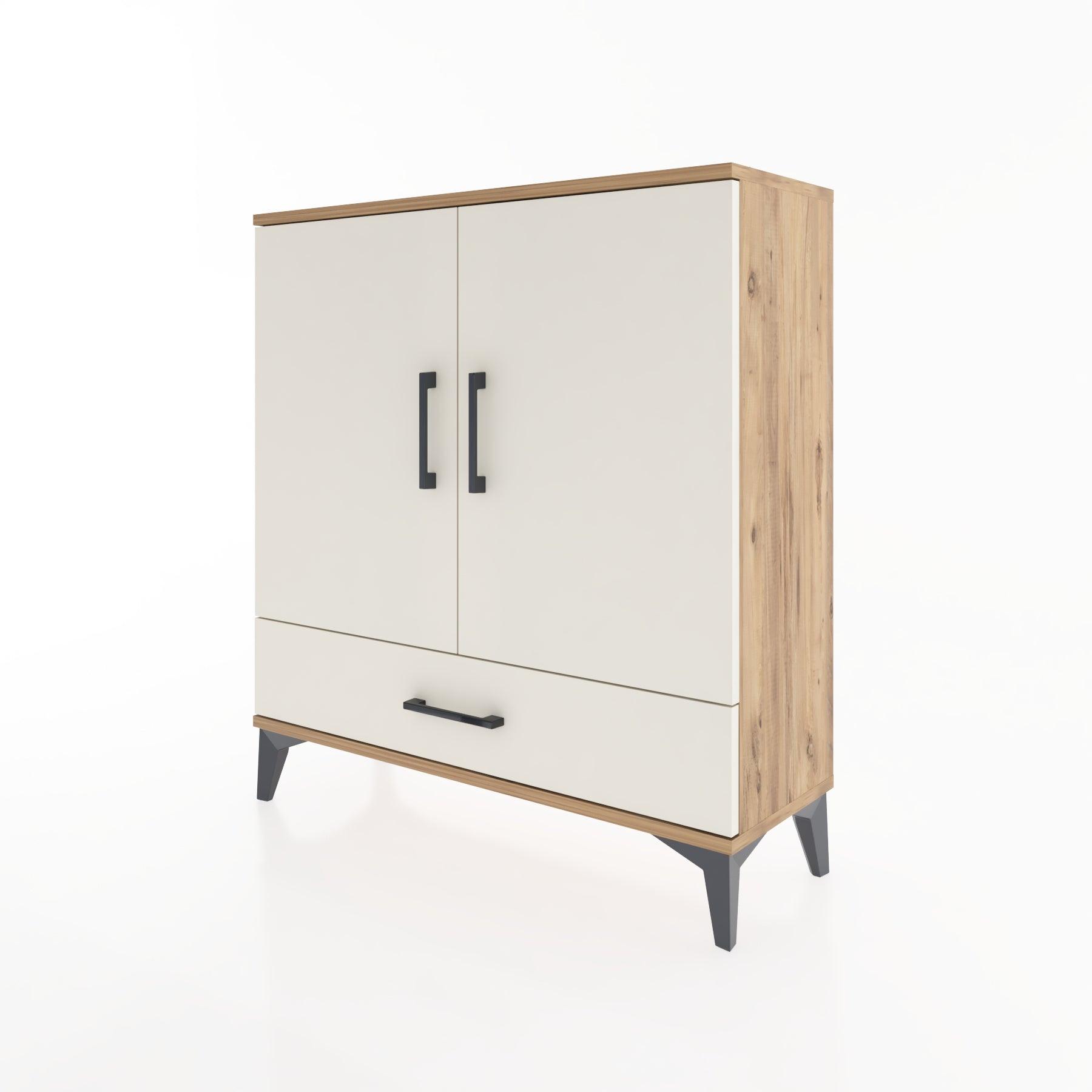 Woodntry Modular Dresser Pine 88x30x84 cm with Cover and Drawer KC60-3